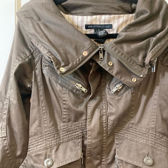 Marc by Marc Jacobs Olive Utility Cargo Jacket - Picture 8 of 8